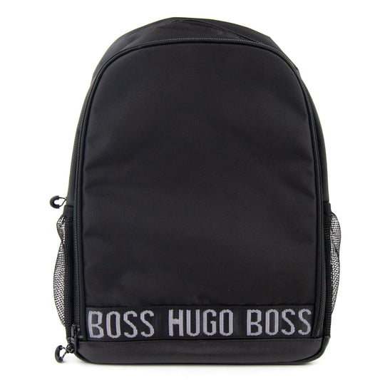 Hugo Boss Kids Boys Back Pack Bag Black