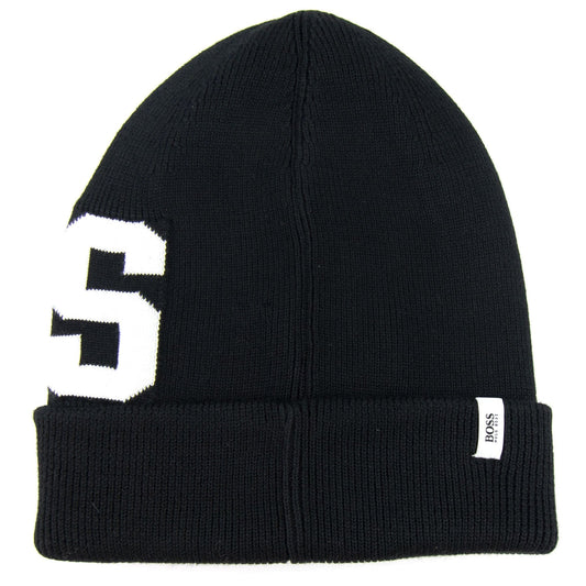 Hugo Boss Kids Logo Beanie Black