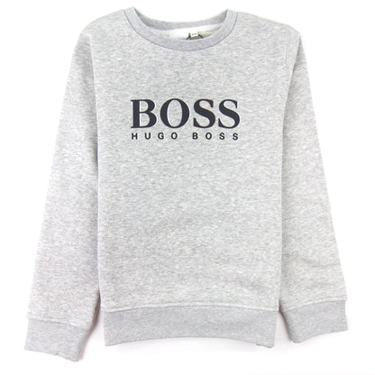Hugo Boss Kids Logo Sweatshirt Grey