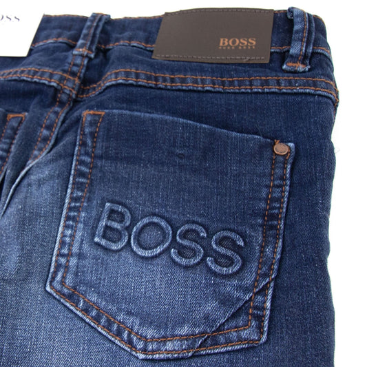 Hugo Boss Kids Rinse Wash Jeans Blue