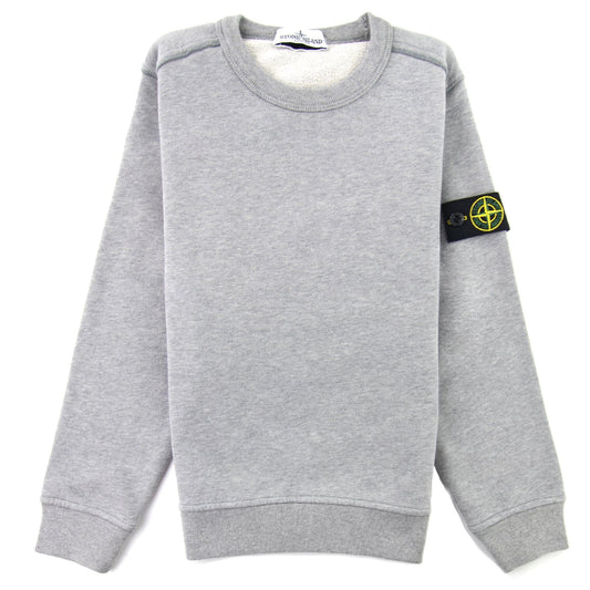 Stone Island Junior 60940 Crewneck Core Sweatshirt Grey V1064