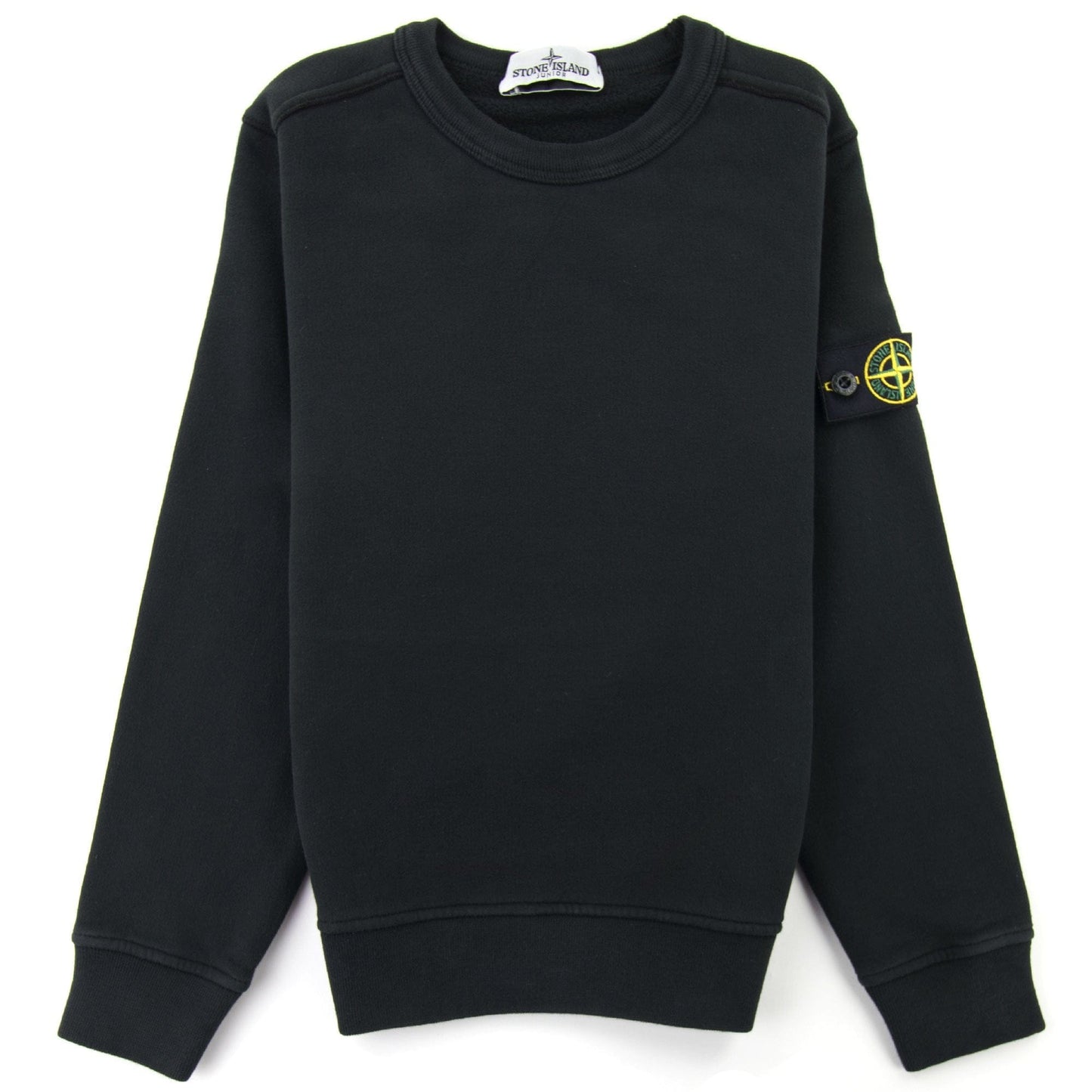 Stone Island Junior 60940 Crewneck Core Sweatshirt Black V0029