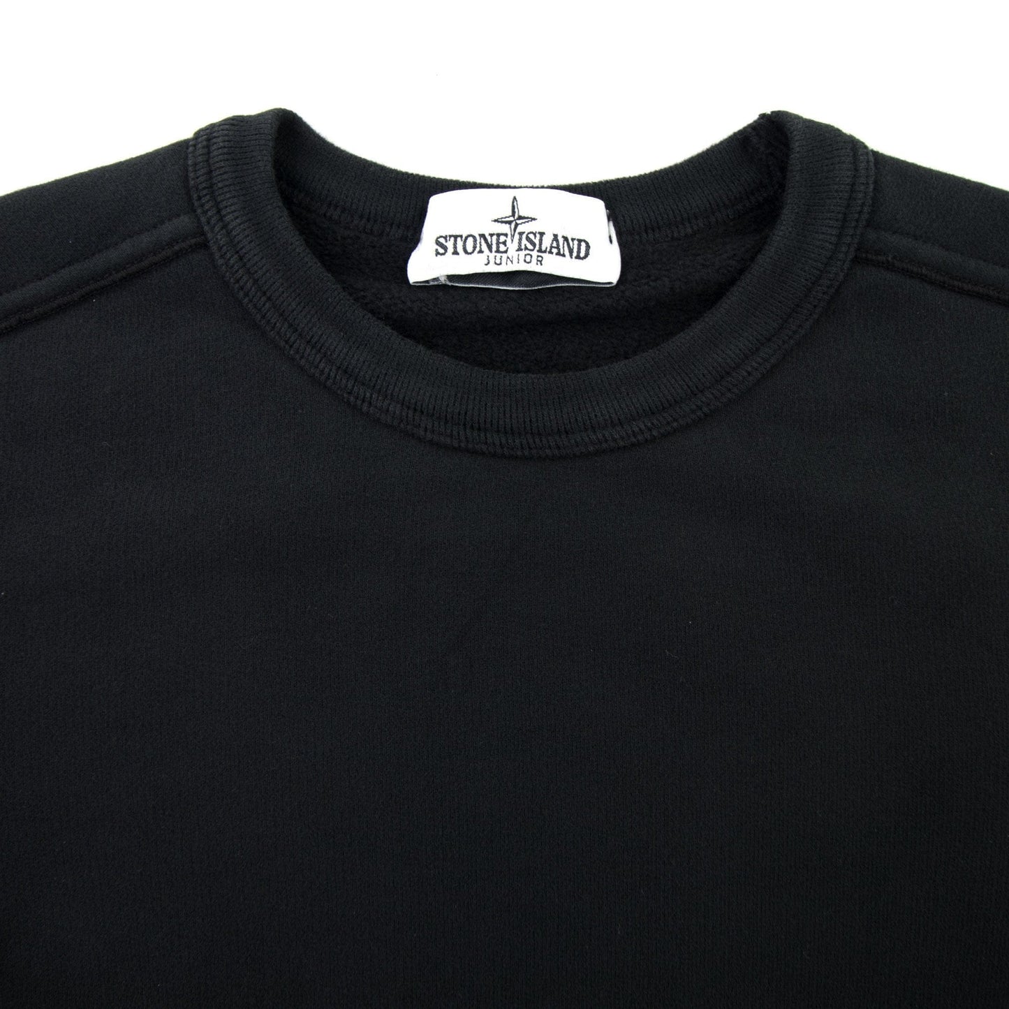 Stone Island Junior 60940 Crewneck Core Sweatshirt Black V0029