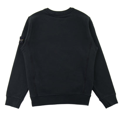 Stone Island Junior 60940 Crewneck Core Sweatshirt Black V0029