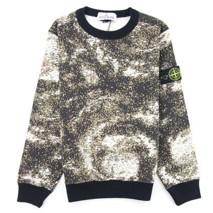 Stone Island Junior 60945 Digital Print Sweatshirt Digi Print Grey V0060