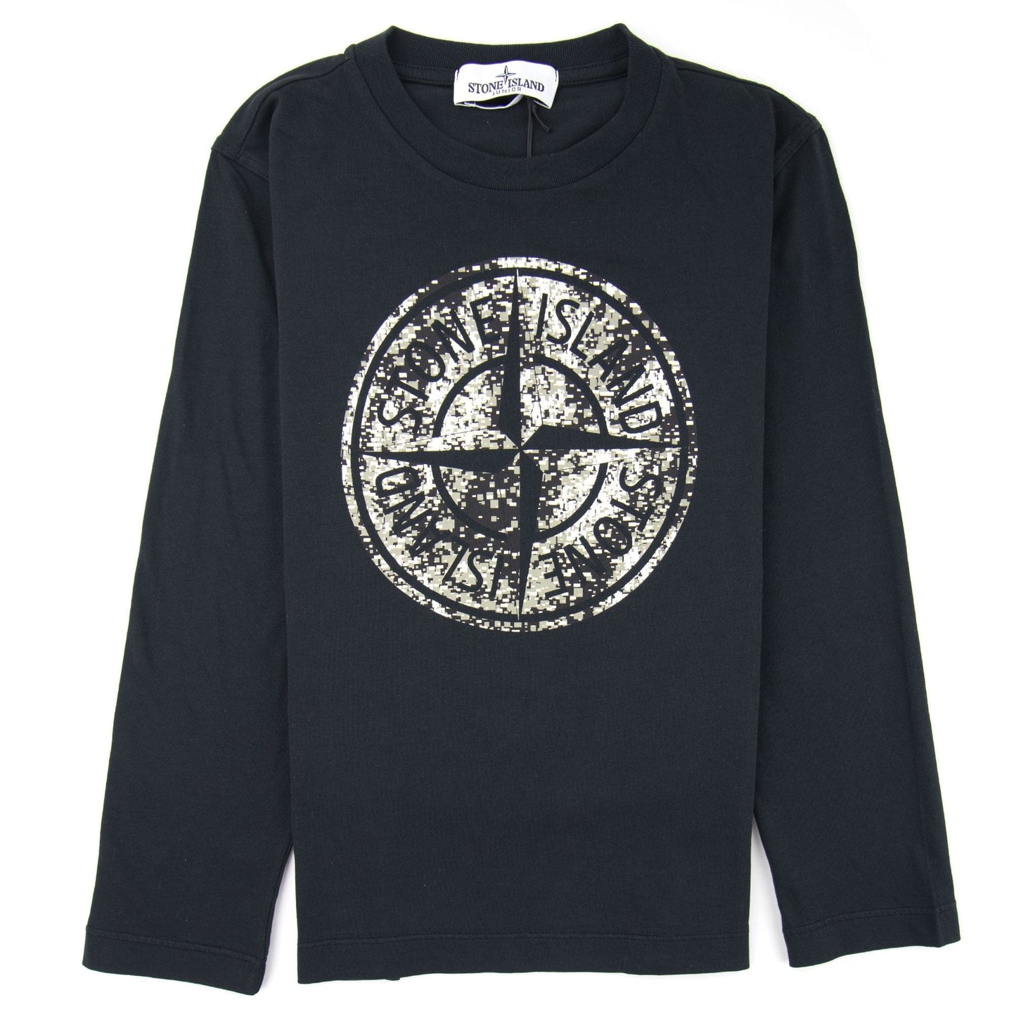Stone Island Junior 21057 Digi Compass T-shirt Black V0029