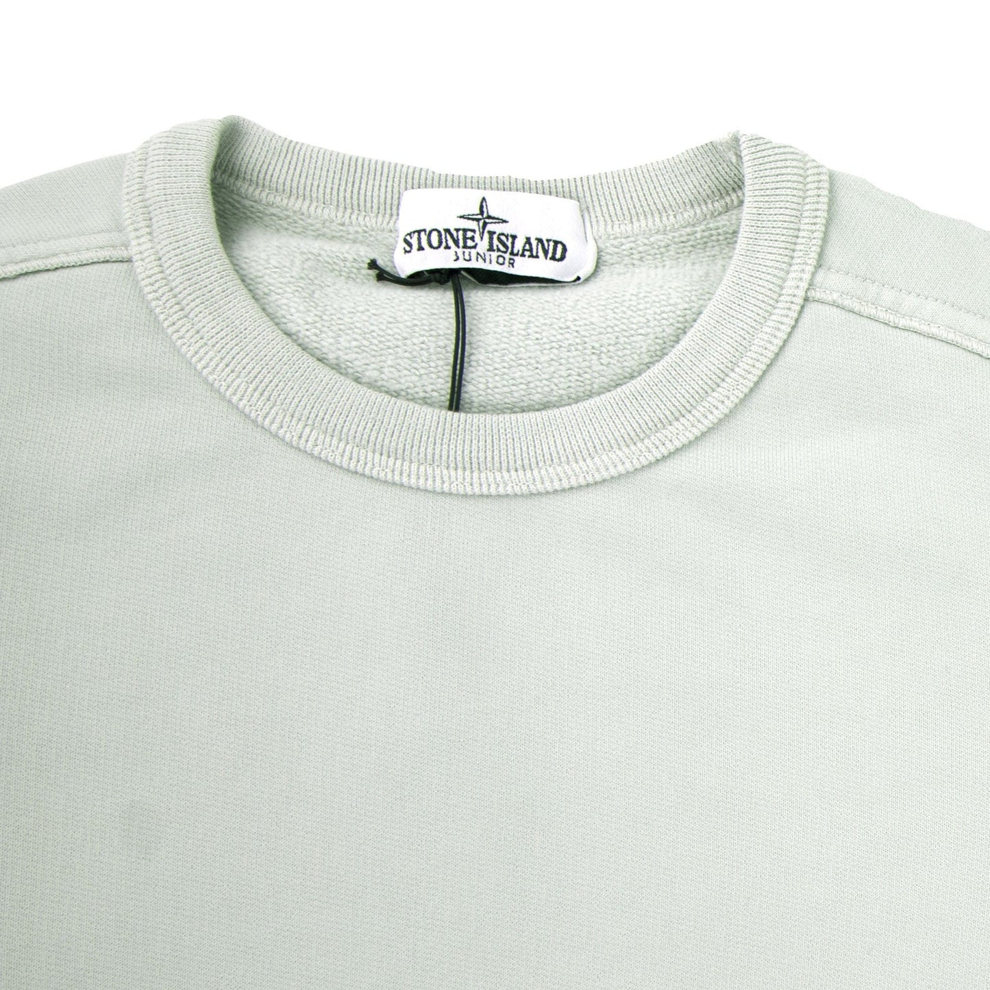 Stone Island Junior 60940 Crewneck Core Sweatshirt Light Green V0061