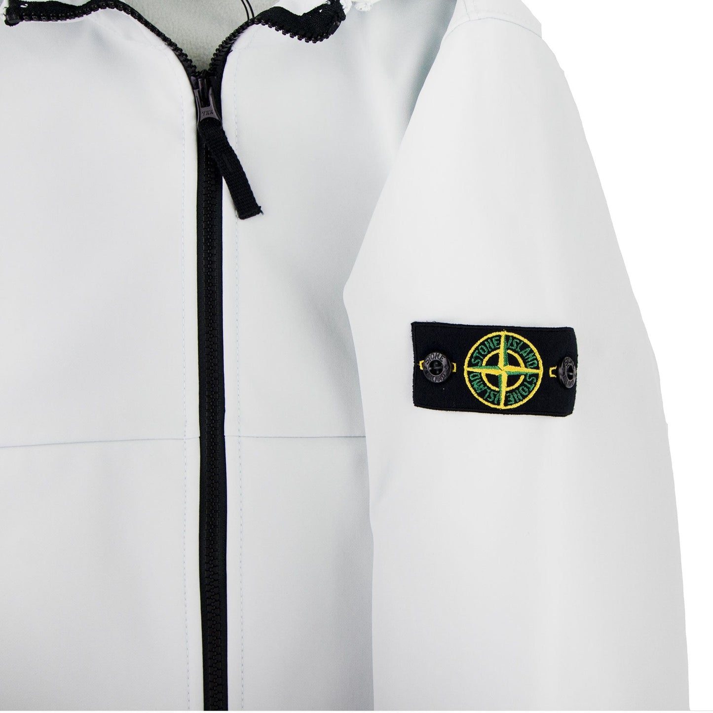 Stone Island Junior Q0230 Soft Shell-R Jacket Pearl Grey V0061