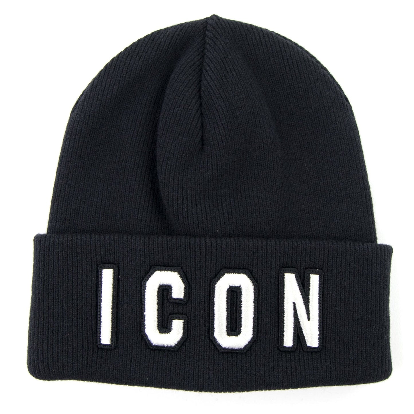 Dsquared2 Icon Beanie Hat Black/white