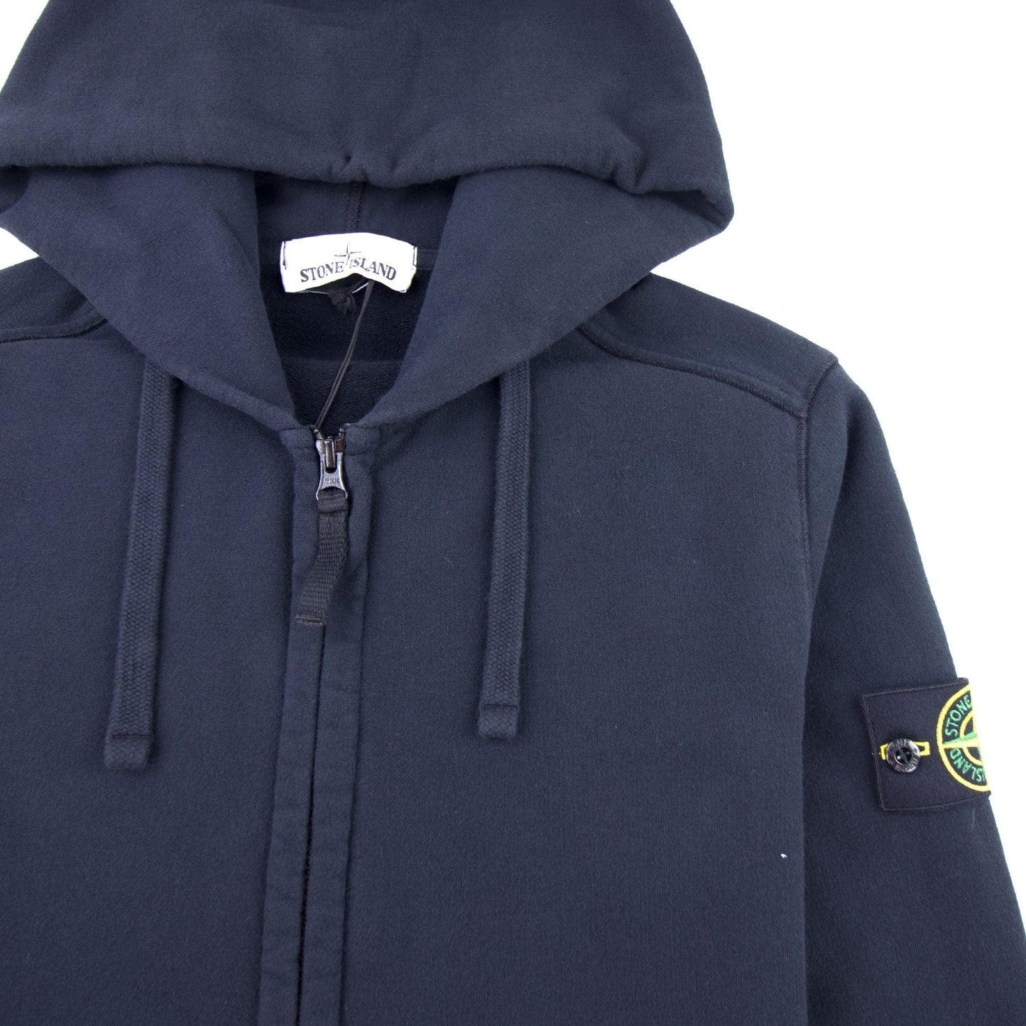 Stone Island 60220 Zip Up Hoodie Navy V0020