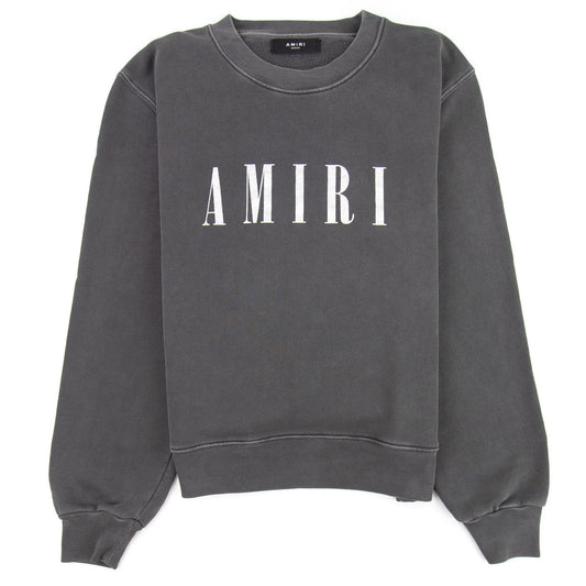 Amiri Core Crew Neck Sweatshirt Vintage Black/White