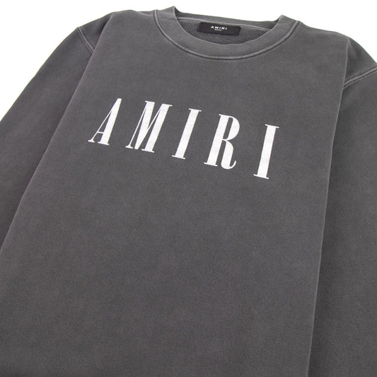 Amiri Core Crew Neck Sweatshirt Vintage Black/White