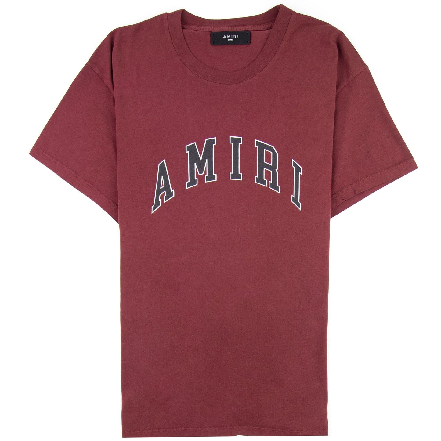 Amiri College Tee Burgundy