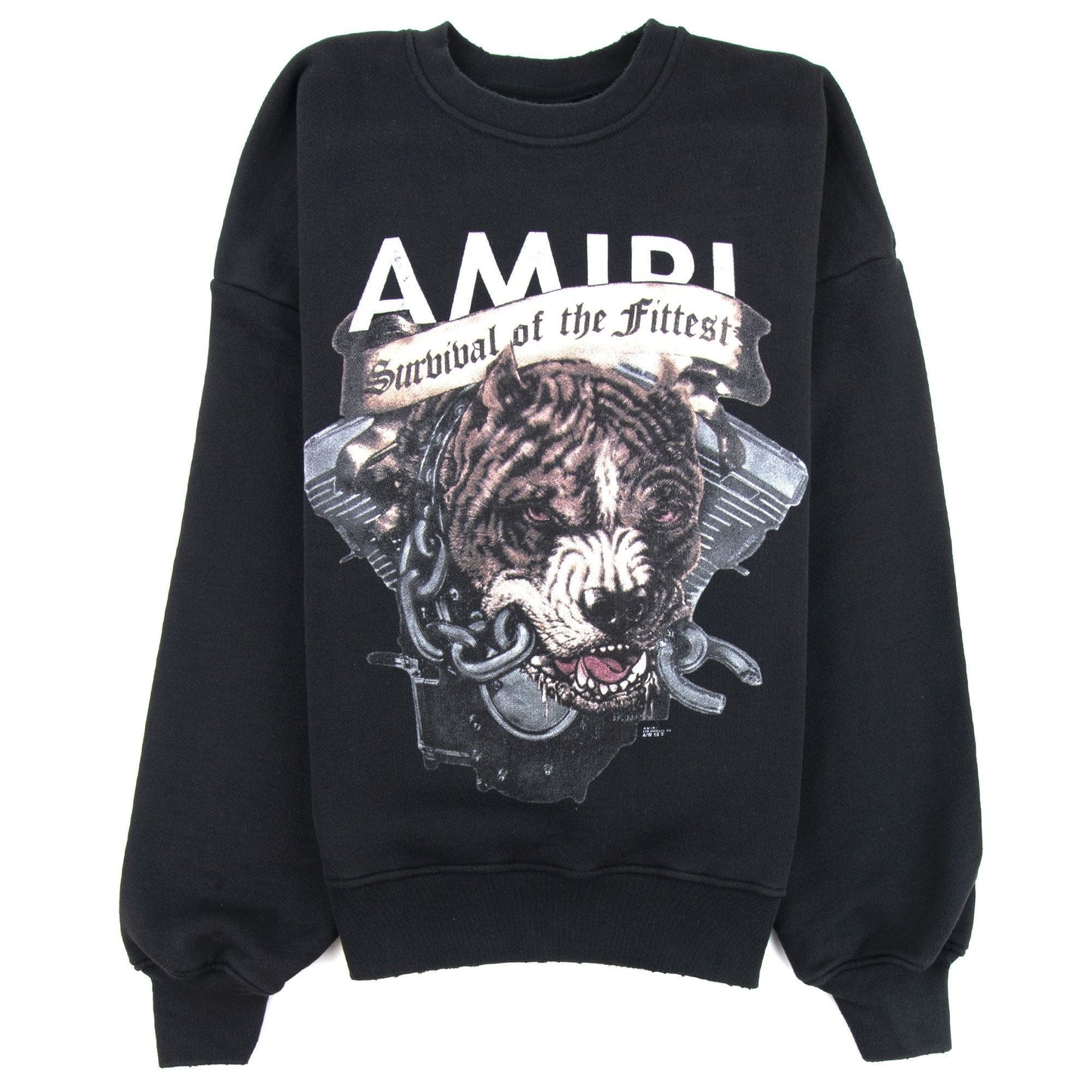 Amiri Pitbull Crew Neck Sweatshirt Black