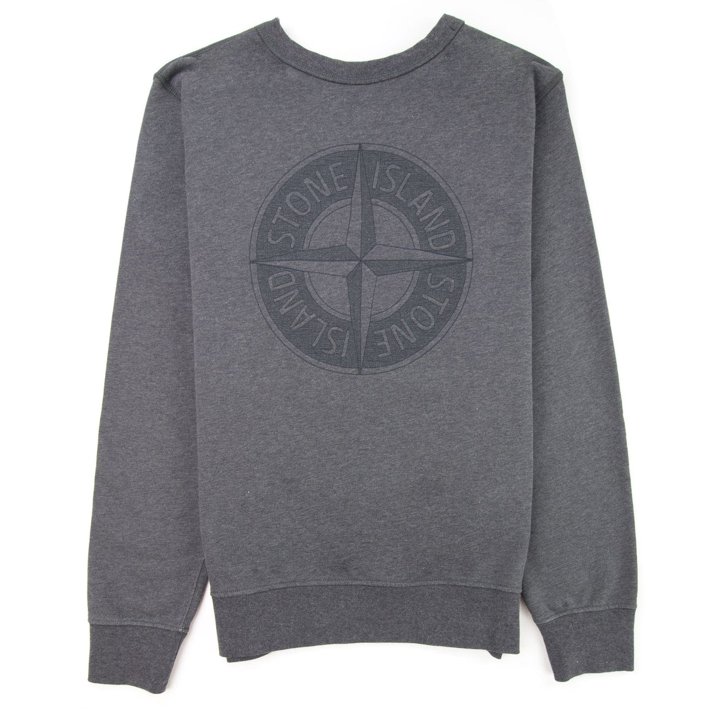 Stone Island Double Front Crewneck Sweatshirt Dark Grey V1067