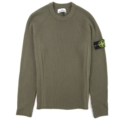 Stone Island Ribbon Sweatshirt Khaki V0058