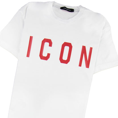 Dsquared2 Icon Print T-shirt White/Red