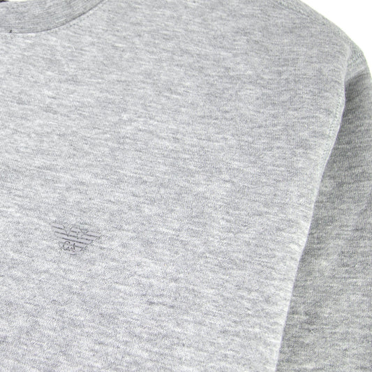 Emporio Armani Small Logo Sweatshirt Grey Melange