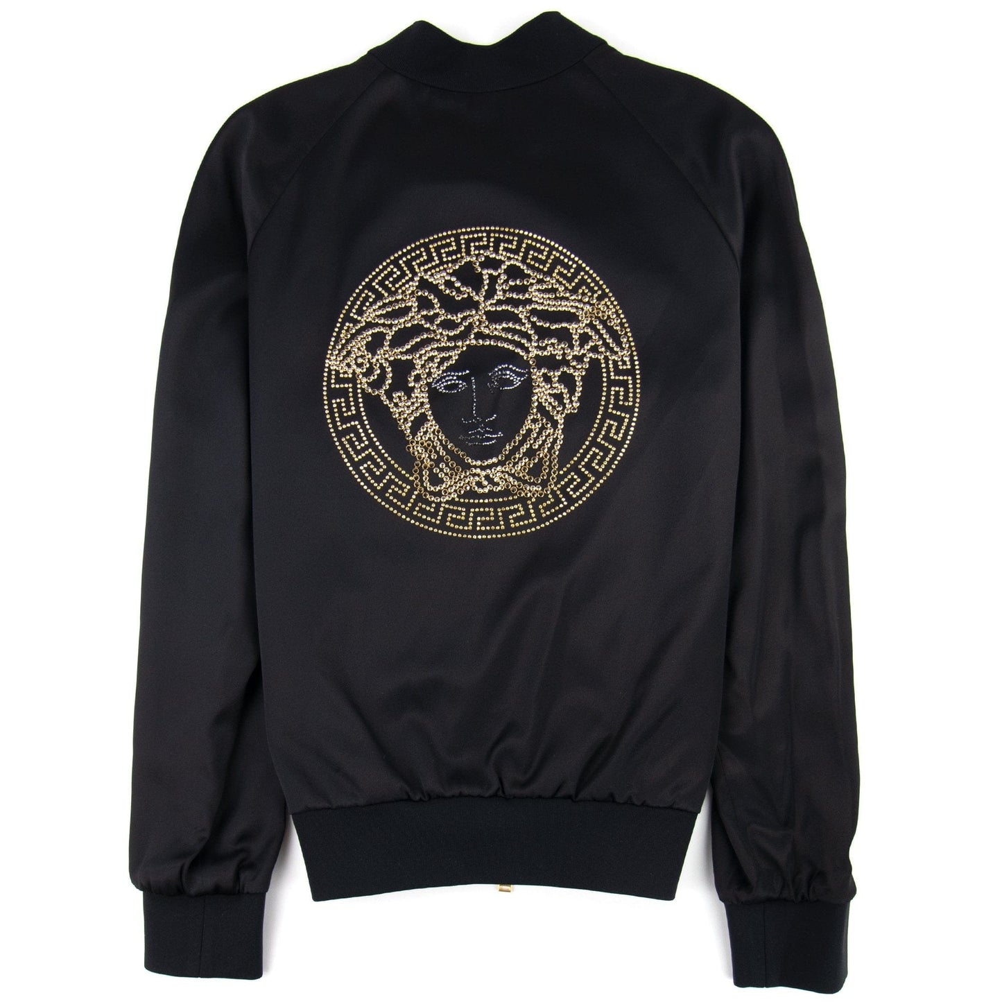Versace Medusa-Embellished Bomber Jacket Black