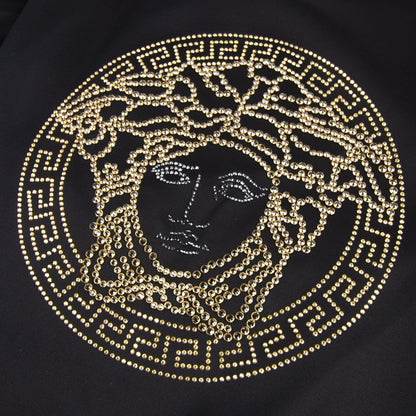 Versace Medusa-Embellished Bomber Jacket Black