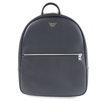 Emporio Armani Metallic Logo Backpack Black