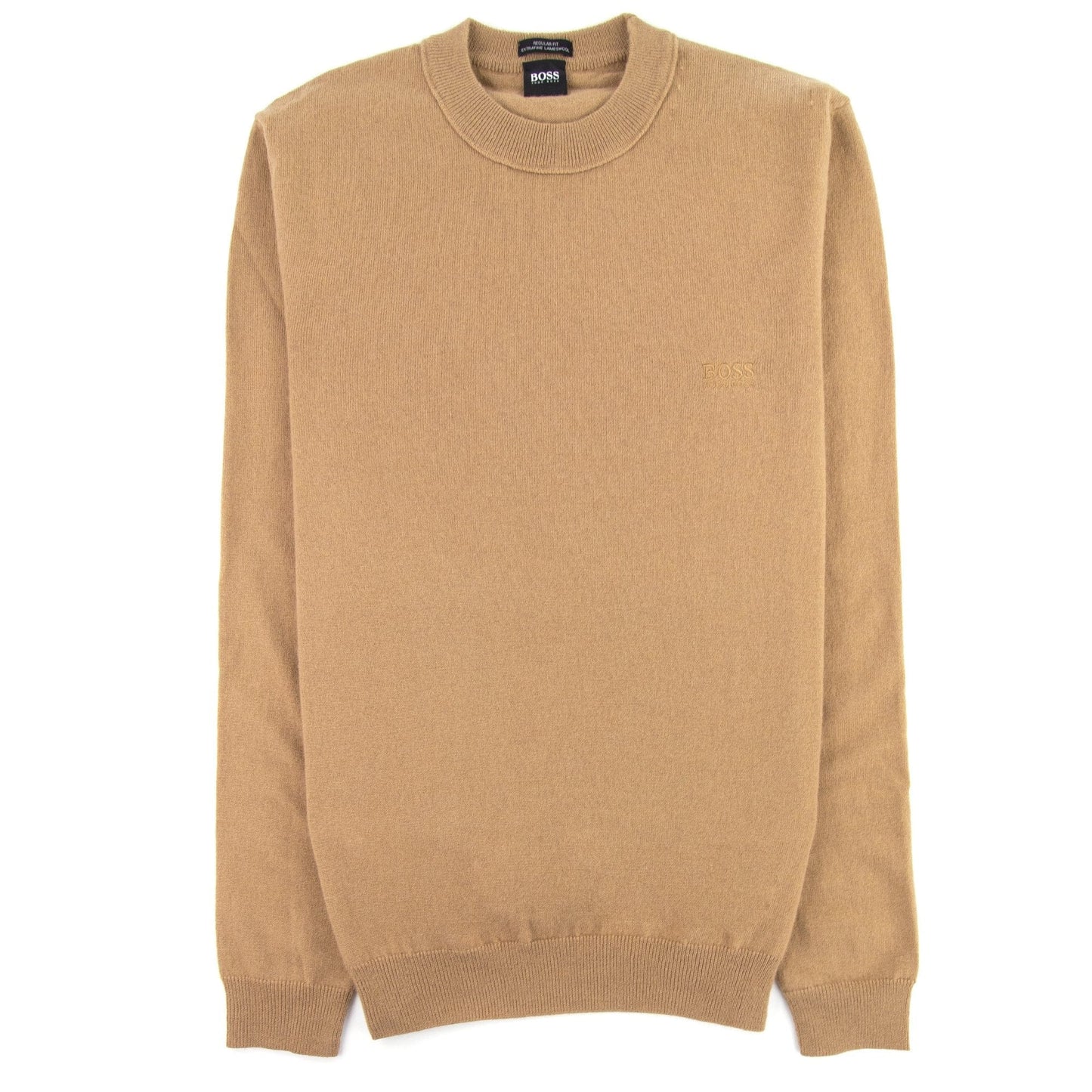 Hugo Boss Bacio Lambswool Sweatshirt Brown