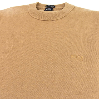 Hugo Boss Bacio Lambswool Sweatshirt Brown