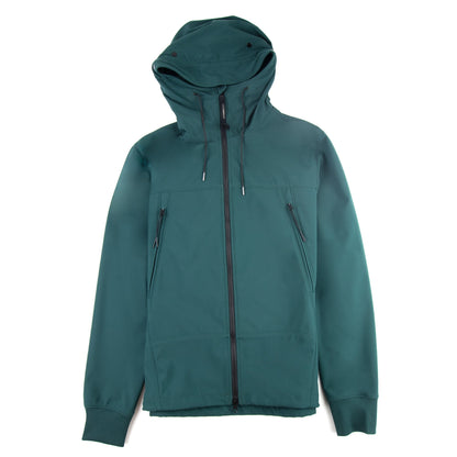 Cp Company Soft Shell Goggle Jacket Green 676