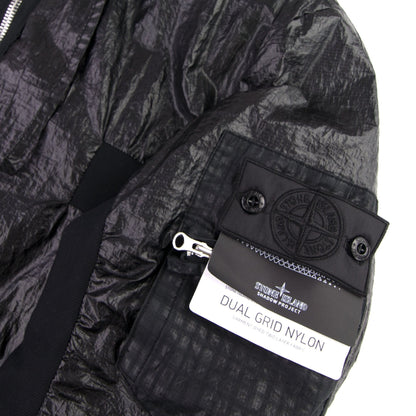 Stone Island Shadow Project 40203 Dual Grid Contour Parka Black V0029