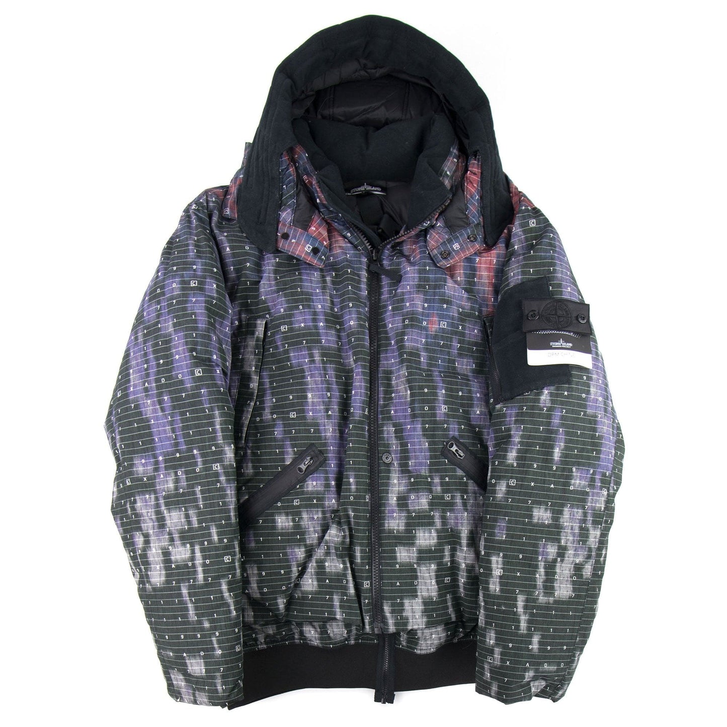 Stone Island Shadow Project 40412 Dpm Chine Funnel Hood Parka Black V0029