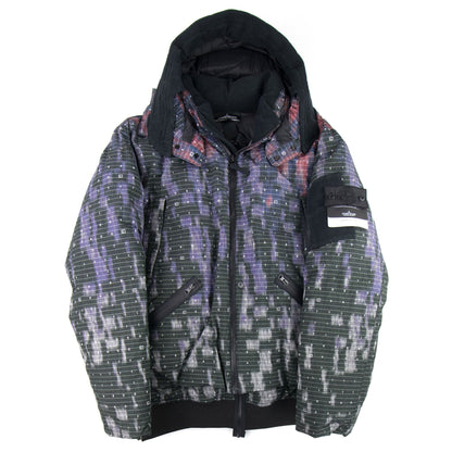 Stone Island Shadow Project 40412 Dpm Chine Funnel Hood Parka Black V0029