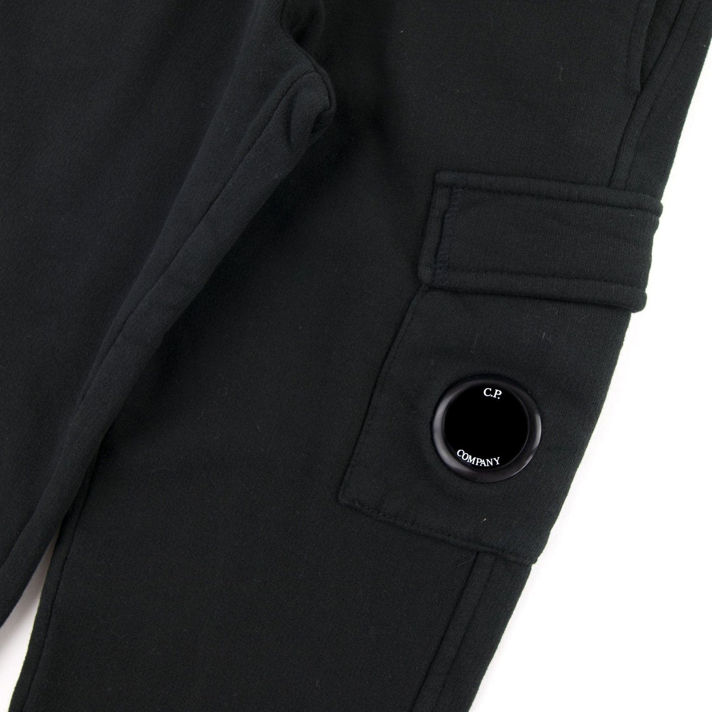 C.P. Company Undersixteen Lens Fleece Sweatpants Black 999