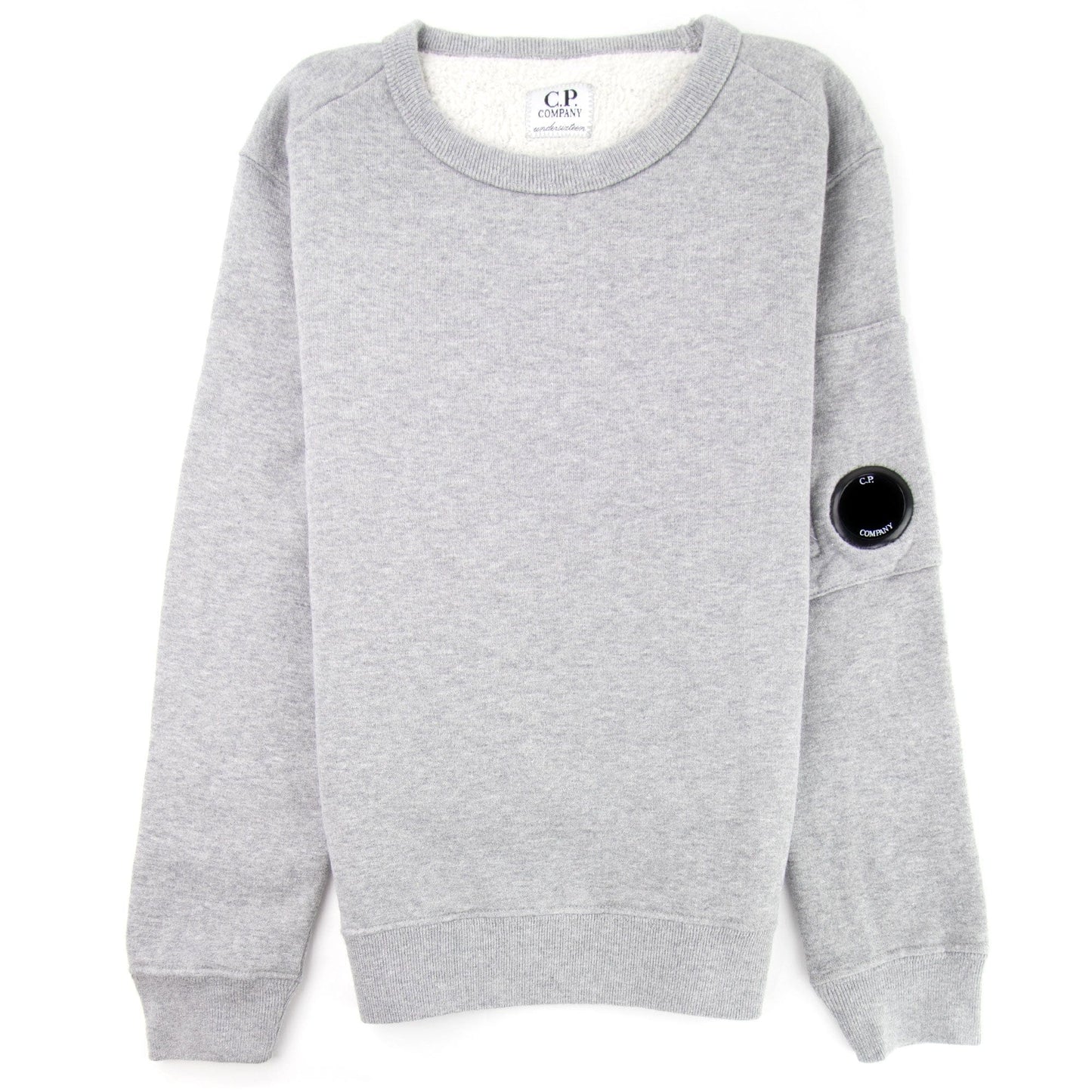 C.P. Company Undersixteen Lens Fleece Sweatshirt Grey M93