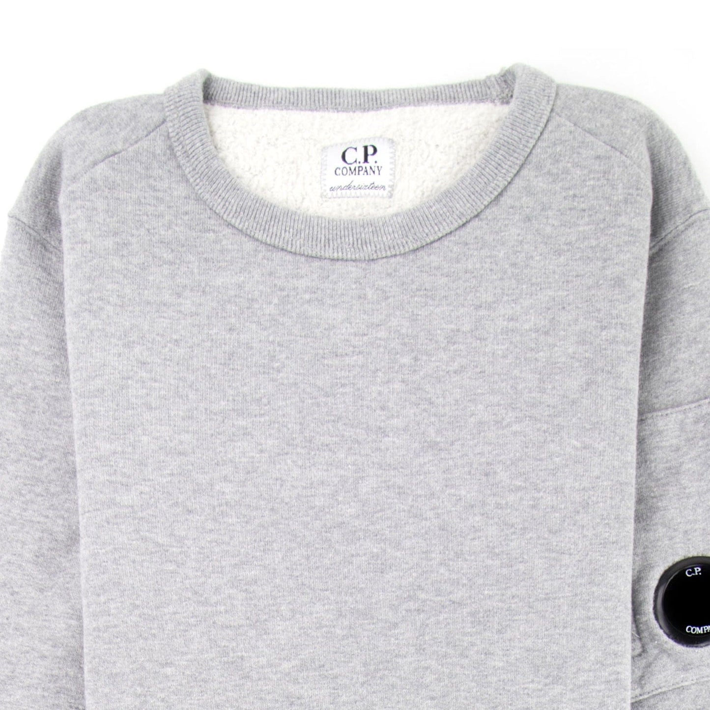 C.P. Company Undersixteen Lens Fleece Sweatshirt Grey M93