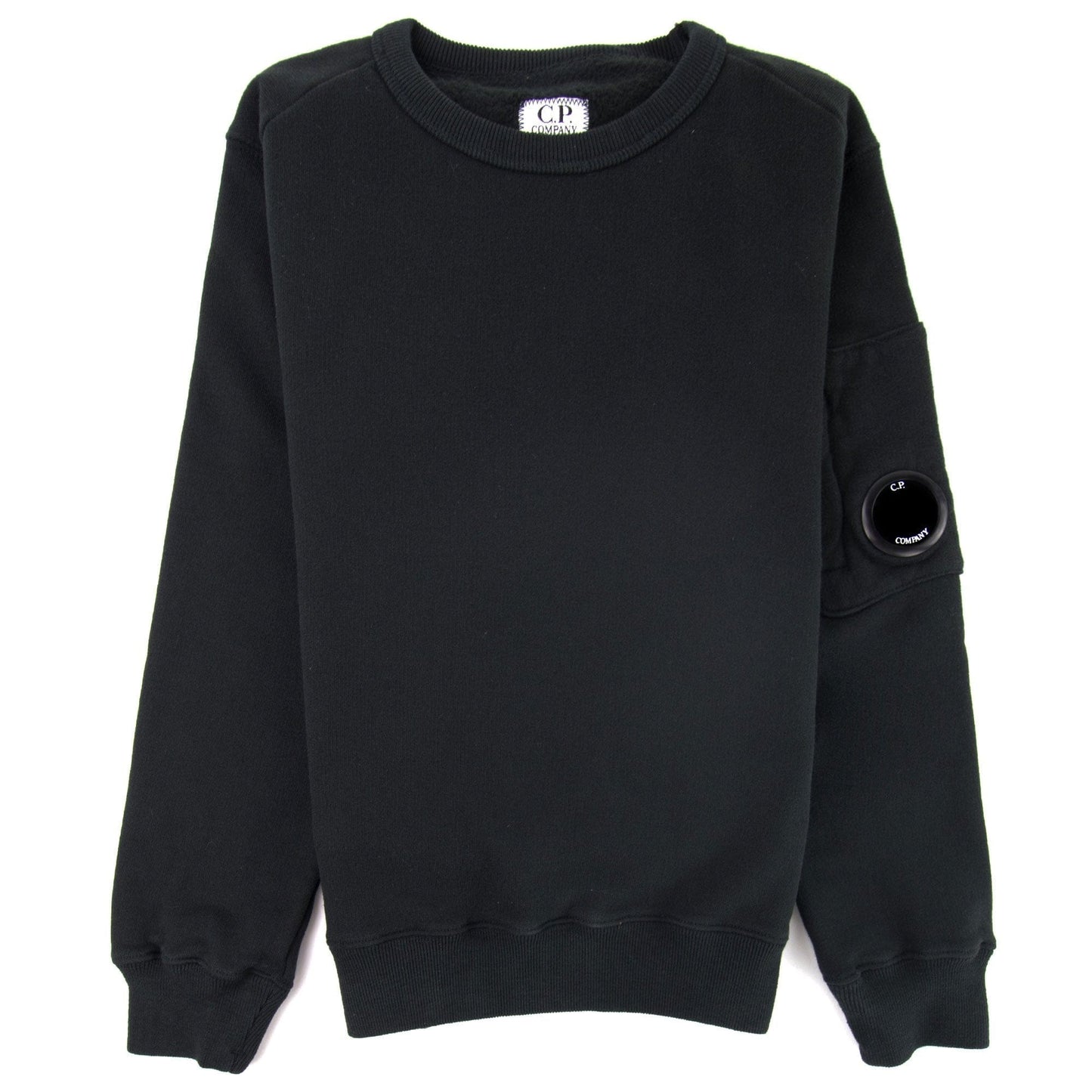 C.P. Company Undersixteen Lens Fleece Sweatshirt Black 999