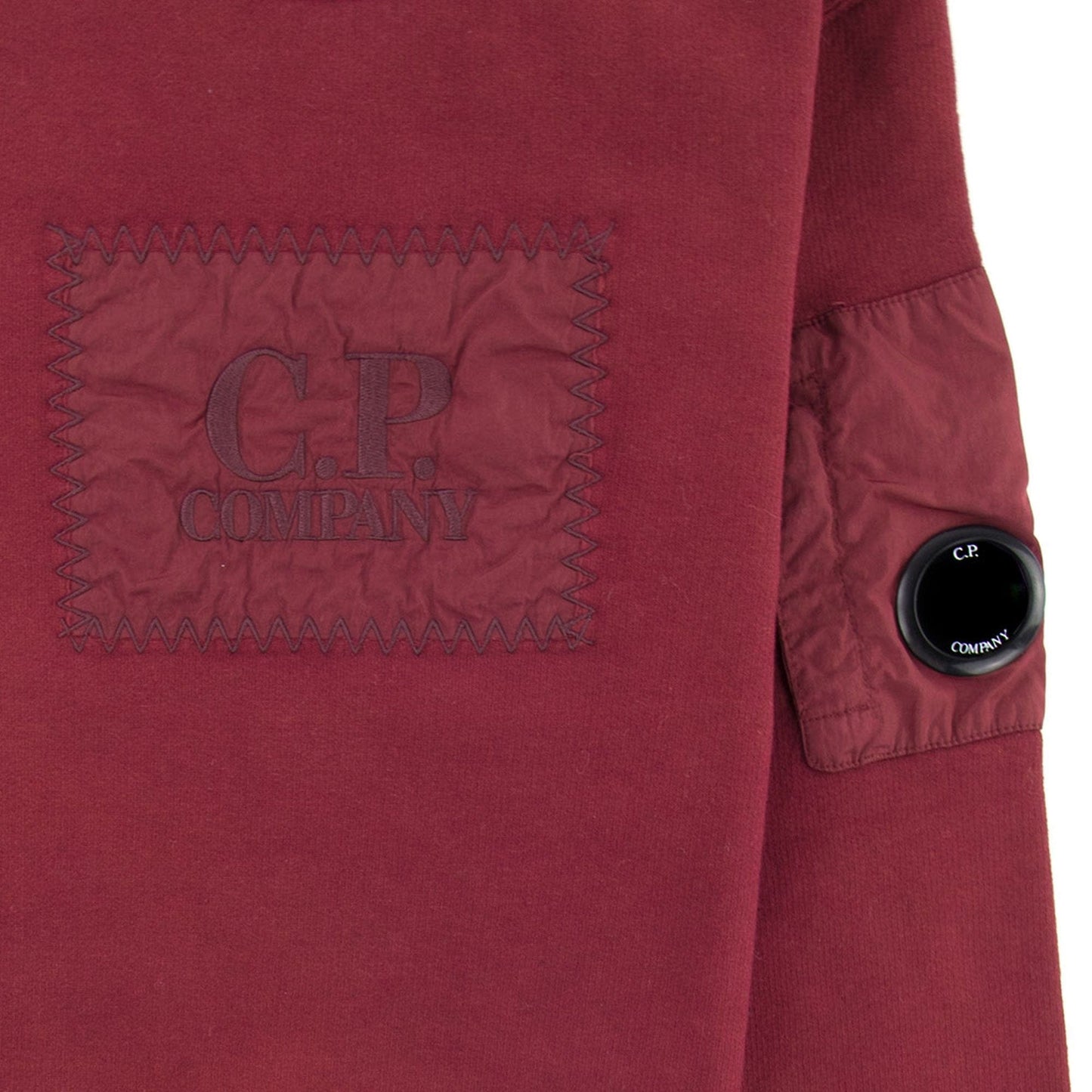 C.P. Company Undersixteen Lens Fleece Patch Sweatshirt Scooter 576