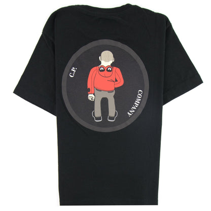 CP Company Undersixteen Comics & Cars Back Logo Tee Black 999