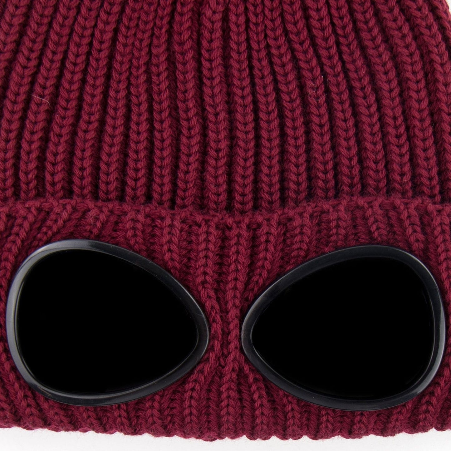 C.P. Company Undersixteen Extra Fine Merino Wool Goggle Beanie Scooter 576