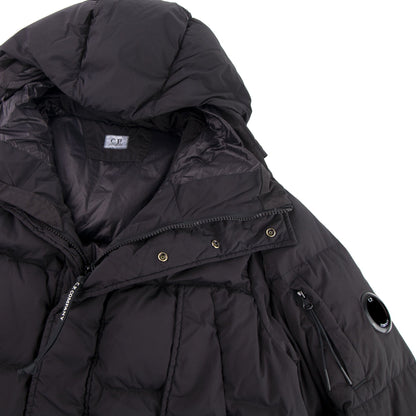 C.P. Company Nycra Full Length Puffer Jacket Black 999