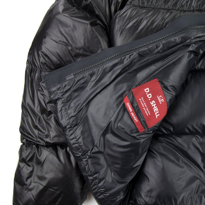 C.P. Company D.D. Shell Mixed Panel Puffer Jacket Black 999