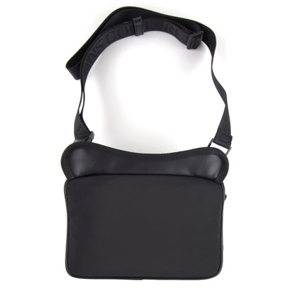 Versace Jeans Couture Motif Logo Crossbody Bag Black