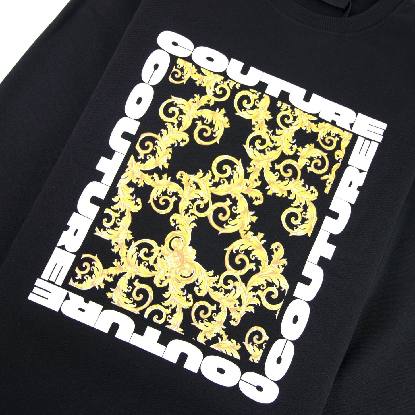 Versace Jeans Couture Square Logo Sweatshirt Black