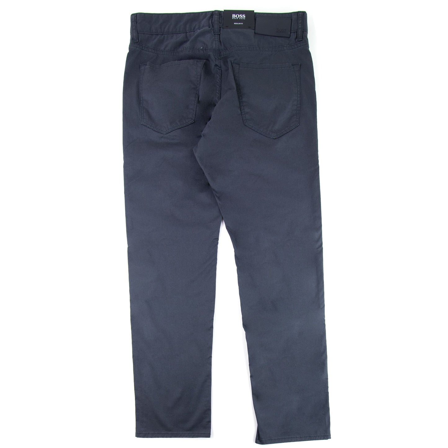 Hugo Boss Regular-fit Jeans In Washed Stretch Denim Dark Blue 402