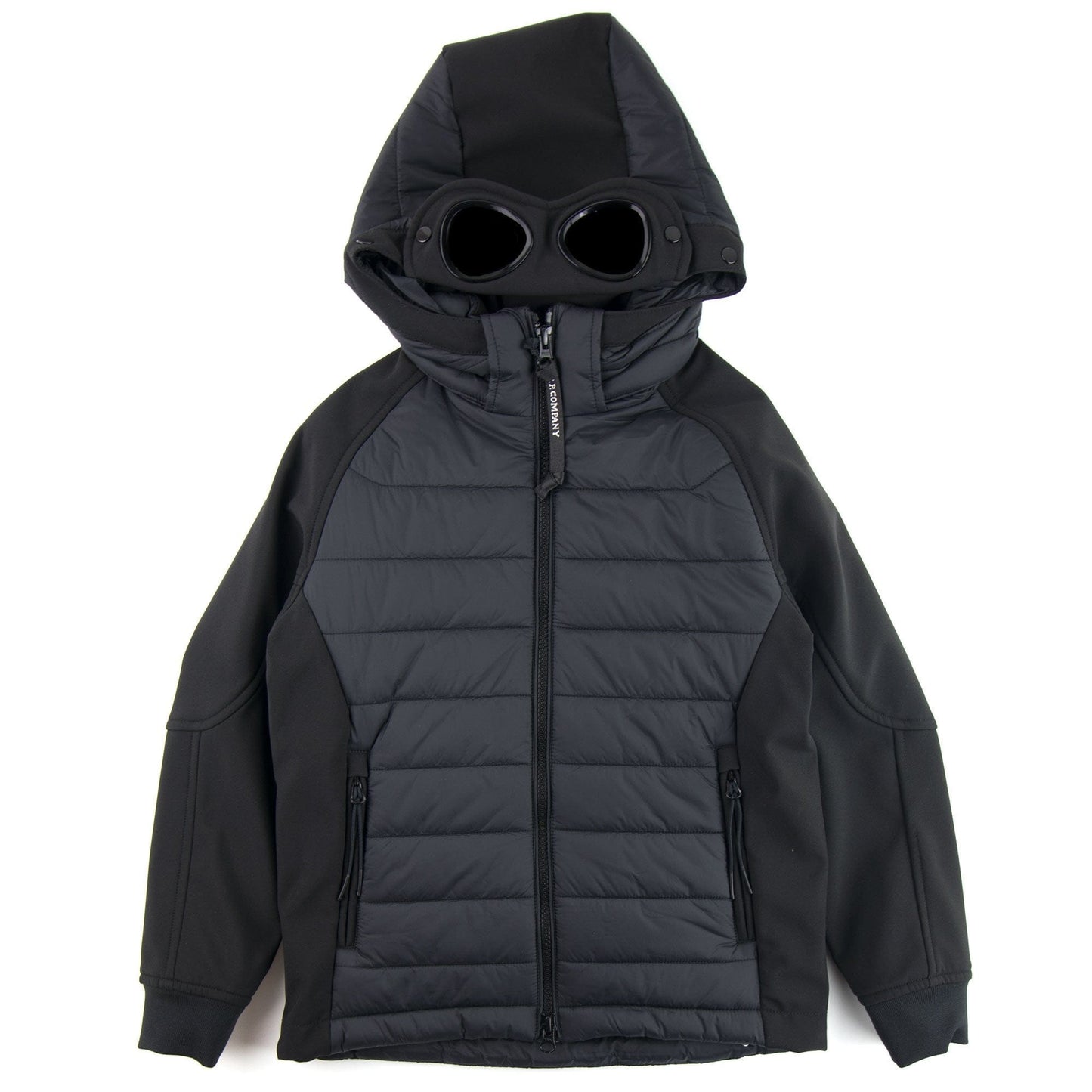 Cp Company Undersixteen Nylon Padded Soft Shell Jacket Black 999
