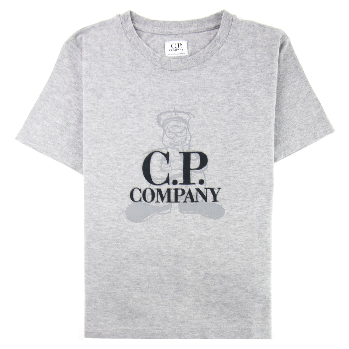 C.P. Company Undersixteen Comics And Cars Logo T-shirt Grey M93