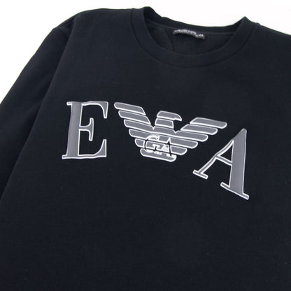 Emporio Armani Logo Print Sweatshirt Black