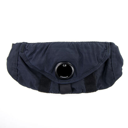 CP Company Garment Dyed Nylon Sateen Small Waist Pack Navy 888