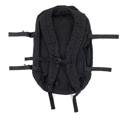 CP Company Garment Dyed Nylon Sateen Travel Backpack Black 999