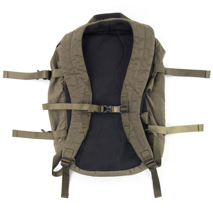 CP Company Garment Dyed Nylon Sateen Travel Backpack Dusty Olive 661