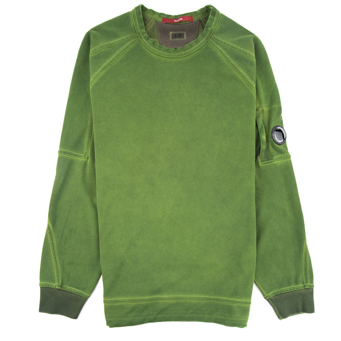 CP Company Eclipse Lens Crew Sweatshirt Dusty Olive 661